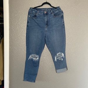 🌄 AMERICAN EAGLE MOM CAPRIS!!